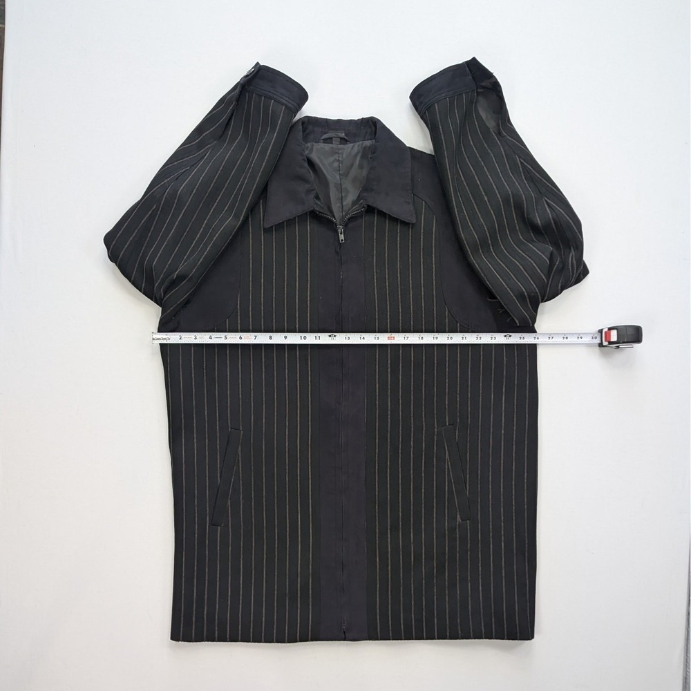 Pronti Collection by Phita Men's XXL Pinstripe Zip Jacket Lined - Picture 7 of 14